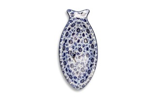 D74 Bunzlau ovale Serveerschaal 30x14,5cm 1519X